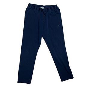 Adidas blue  fleece sweatpants/ joggers
